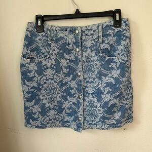 Guess denim vintage button up